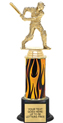 Trophy: Interchangeable column on weighted black base