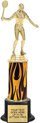 Trophy: Interchangeable column on weighted black base