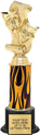 Trophy: Interchangeable column on weighted black base