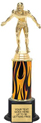 Trophy: Interchangeable column on weighted black base