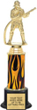 Trophy: Interchangeable column on weighted black base