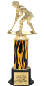 Trophy: Interchangeable column on weighted black base