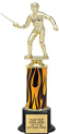 Trophy: Interchangeable column on weighted black base