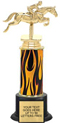 Trophy: Interchangeable column on weighted black base