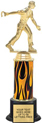Trophy: Interchangeable column on weighted black base