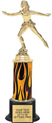 Trophy: Interchangeable column on weighted black base
