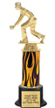 Trophy: Interchangeable column on weighted black base
