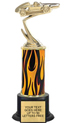 Trophy: Interchangeable column on weighted black base