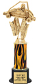 11 inch Trophy on weighted black base
