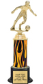 Trophy: Interchangeable column on weighted black base