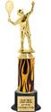 Trophy: Interchangeable column on weighted black base