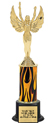 Trophy: Interchangeable column on weighted black base