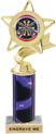 Star & Pennant Color Insert Trophy w/ Column