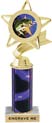 Star & Pennant Color Insert Trophy w/ Column