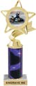 Star & Pennant Color Insert Trophy w/ Column