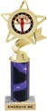 Star & Pennant Color Insert Trophy w/ Column
