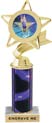 Star & Pennant Color Insert Trophy w/ Column