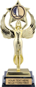 Insert Award XL Bright Gold Tone Figure