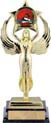 11 inch Insert Award XL Bright Gold Tone Figure