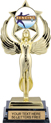 Insert Award XL Bright Gold Tone Figure