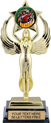 Insert Award XL Bright Gold Tone Figure