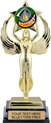 Insert Award XL Bright Gold Tone Figure