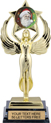 Insert Award XL Bright Gold Tone Figure