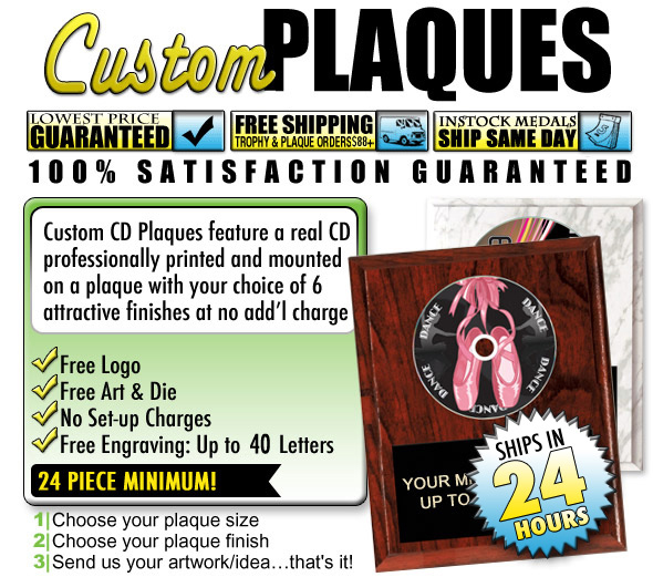 Custom CD Plaques