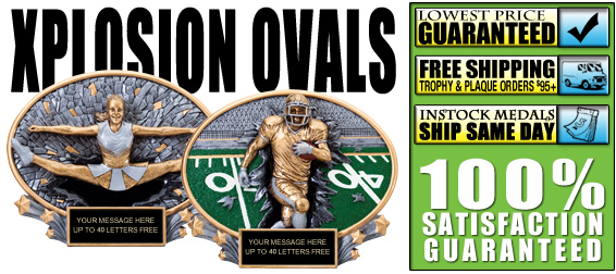 Xplosion Oval Resin Trophies