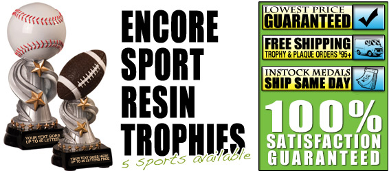 Encore Resin Trophies