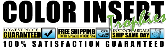 6-12.5 inch Color Insert Holder Trophies
