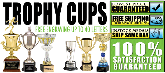 Cups: Metal and Plastic Awards