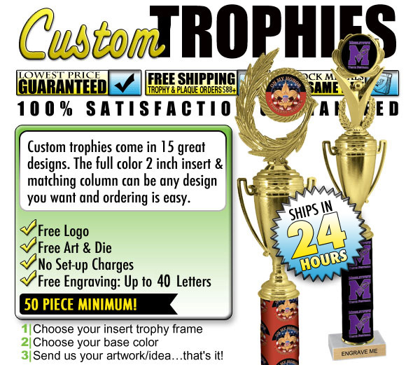 Custom Column & Insert Cup Trophies