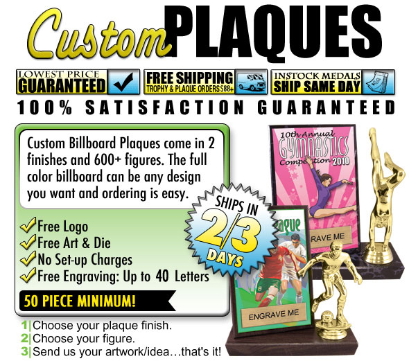 Custom Billboard Plaques