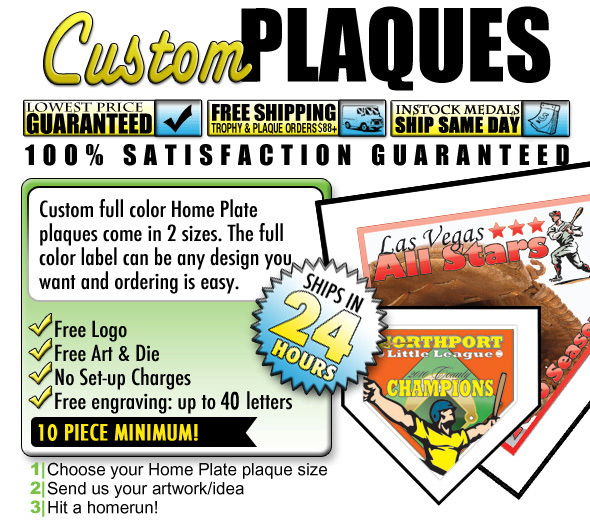 Custom Home Plate Plaques