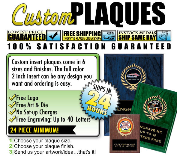 Custom Insert Plaques