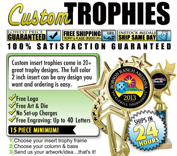 Custom Insert Trophies