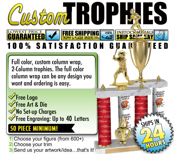 Custom Two-Column Trophies