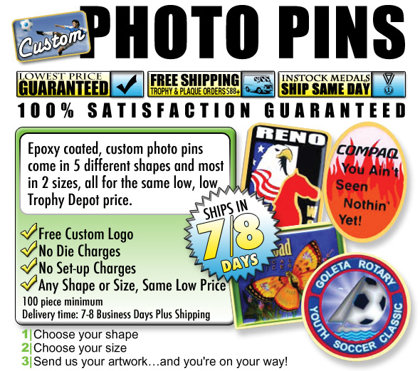 Custom Photo Pins