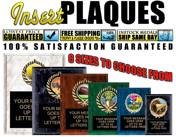 Insert Plaques