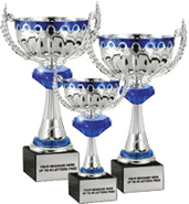 Blue Crest Diamond Riser Cups