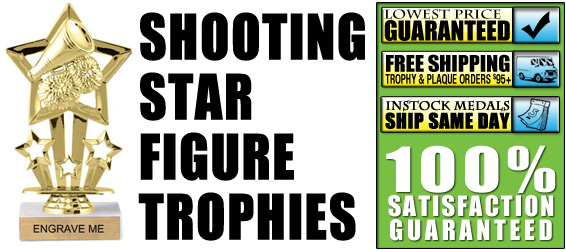 7 inch Gold Shooting Star Figures