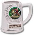  Ceramic Award Mug- White w/ insert