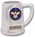  Ceramic Award Mug- White w/ insert