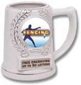 Ceramic Award Mug- White w/ insert