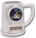  Ceramic Award Mug- White w/ insert