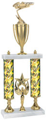 Trophy: Interchangeable column 2-Post w/ Trim