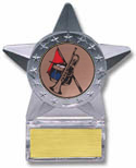 Krystal Clear Star Ice Award w/ Insert
