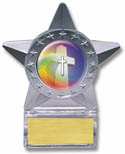 Krystal Clear Star Ice Award w/ Insert