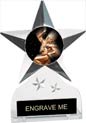 Krystal Clear Acrylic Star Ice Award w/ Insert